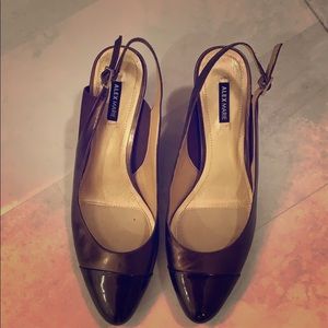 Chocolate brown pumps